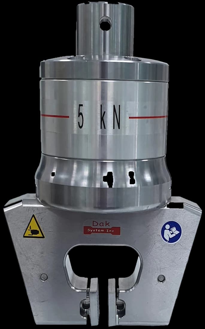 5 kN pneumatic vice action grip