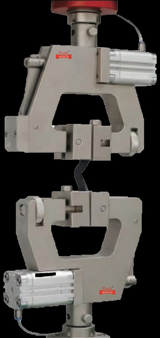 Heavy duty pneumatic grips with 50 mm square jaw faces