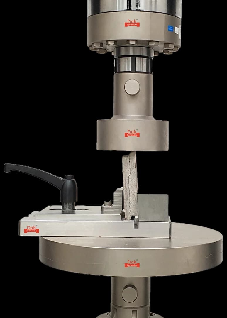 DAK compression-loaded tile shear fixture
