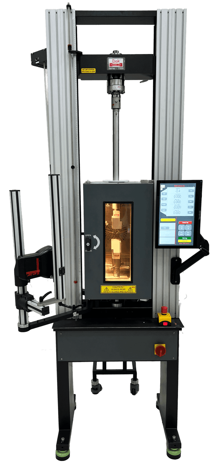 Environmental chamber enclosing the test space of a Series 7200